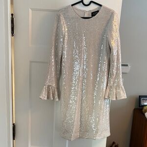 J. Crew Collection Metallic Dress
